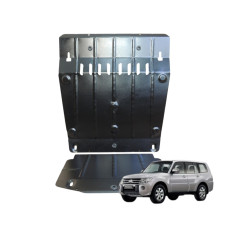 Захист двигуна Houberk для Mitsubishi Pajero 4 (2007-2014)
