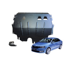 Захист двигуна Houberk для Skoda Rapid (2012+) "Крім: DSG (АКПП)"