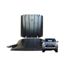Захист КПП Houberk для Mitsubishi Pajero Sport 3 (2015+)