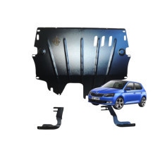 Захист двигуна Houberk для Skoda Fabia 3 (2014+) "Крім: R3 TDI; DSG (АКПП)"